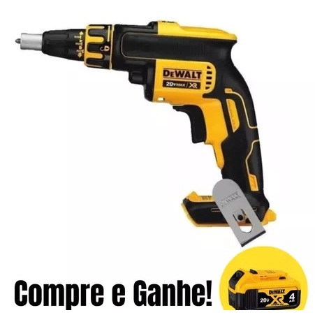 Parafusadeira Drywall Gesso 20v Bateria 4ah Dewalt Dcf620b em Oferta na Shopee