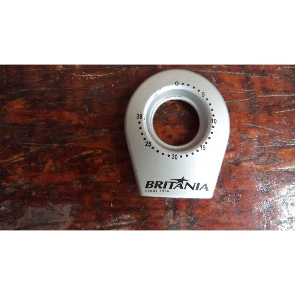 acabamento botão  timer air fryer britania pro saude usado
