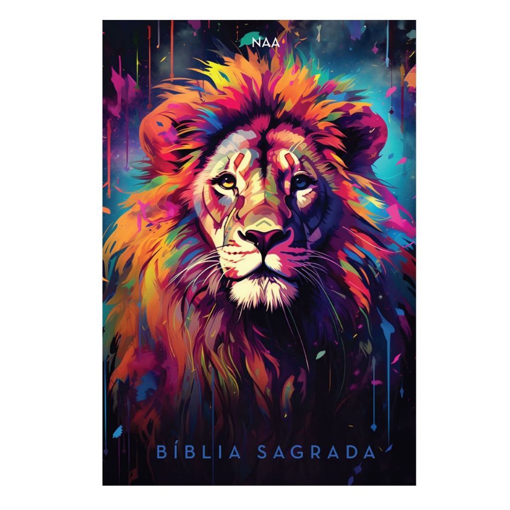 Bíblia Sagrada | Nova Almeida Atualizada | Capa Dura | Leão Eterno - Books & Magazines