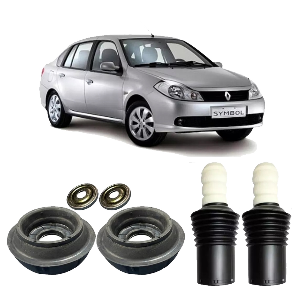Kit Coxim Rolamento Batente Coifa Amortecedor Dianteiro Renault Symbol 2009 2010 2011 2012 A 2013