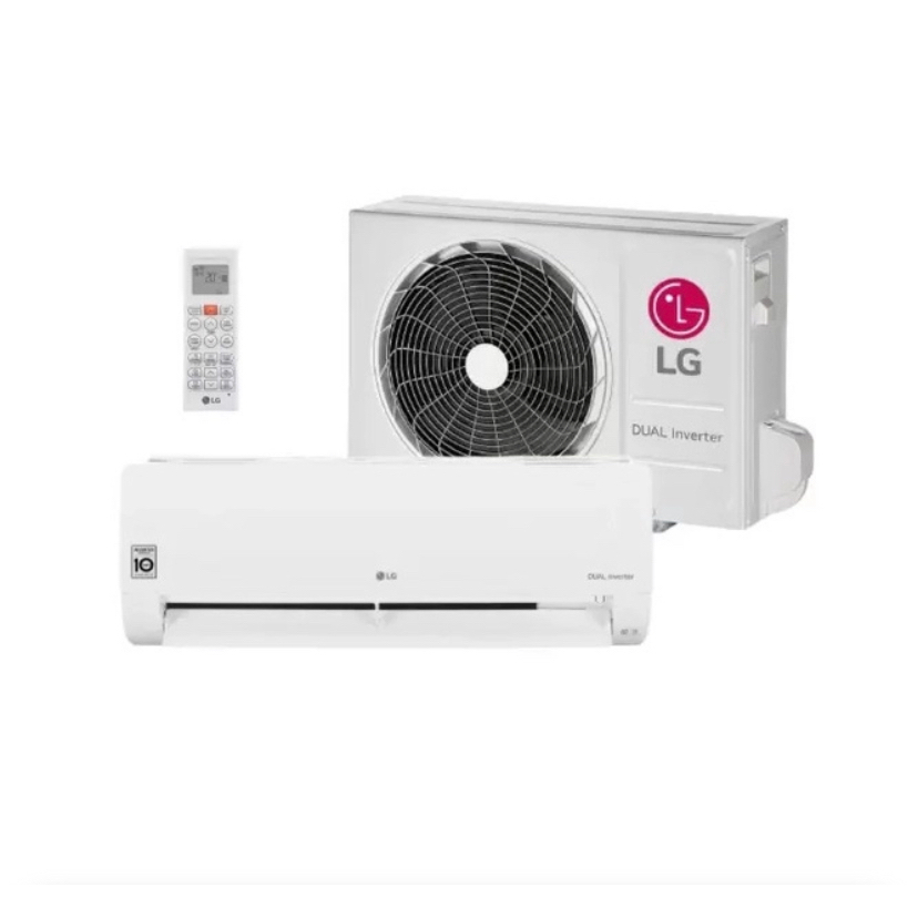 Ar Condicionado Split Hi Wall LG Dual Inverter Compact 12000 Btus Frio bivolt