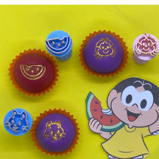 Carimbo  carimbinho para brigadeiros doces Docinhos confeitaria tema magali gatinho
