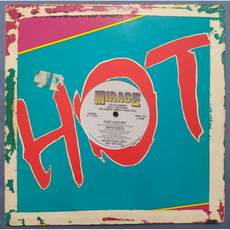 Disco de Vinil LP The Incredible Body Mechanix Featuring Omega Clash MCs