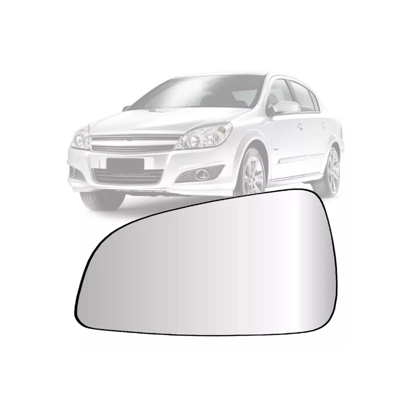Lente de Vidro Com Base do Retrovisor Vectra 2006 a 2011 LADO ESQUERDO - MOTORISTA