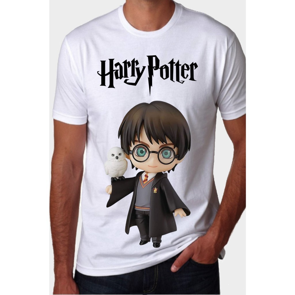 camisa Harry Potter camiseta unissex varias estampas camiseta Harry Potter infantil e adulto em Oferta na Shopee