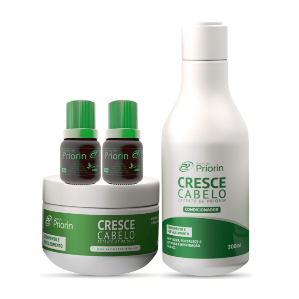 Condicionador, Máscara Nutri e Cresce  2 Tônicos Cresce Cabelo Priorin