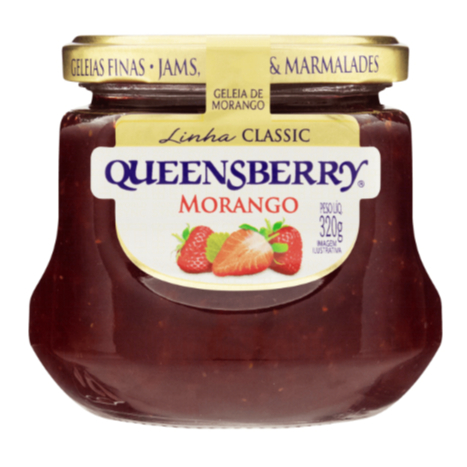 Geleia Queensberry sabores Vidro 320g