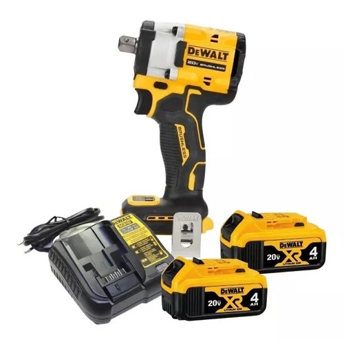 Chave De Impacto Dewalt 1/2 20v 2 Bateria 4ah Dcf922 Brushless