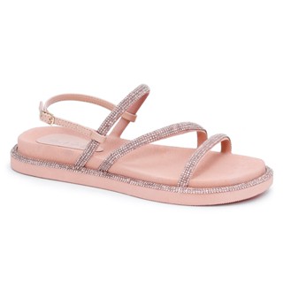 Sandália Papete Flor de Griffe Feminina Feminino Flatform Flat Birken Casual