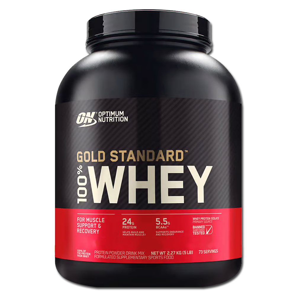 Gold Standard 100% Whey 2,27kg - Optimum Nutrition - Pote