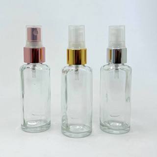 Kit 02 frasco de vidro 30ml com spray luxo porta perfume