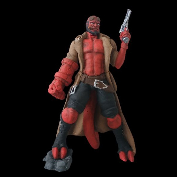 Figuras de Ação Figure Hellboy 21,5cm Duas Mãos- Pronta Entrega