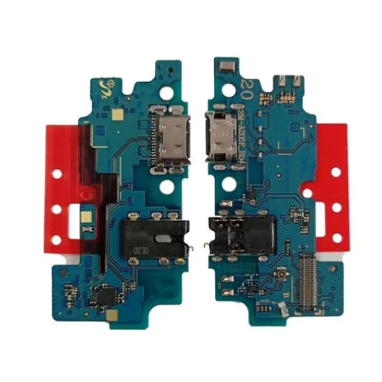 Placa Conector de Carga Samsu A20 A205 Dock CI Turbo Com Microfone