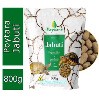 Ração Para Jabutis Poytara Premium Jabuti Bag 800g em Grão em Oferta na Shopee