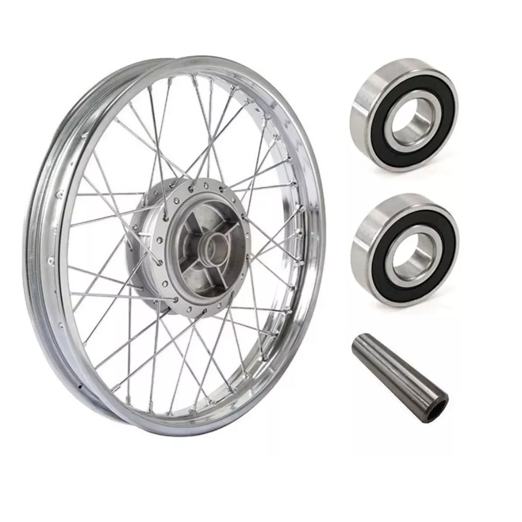 Roda Traseira Cg Titan Fan 150 2004/2017 Cromado Raio 4mm