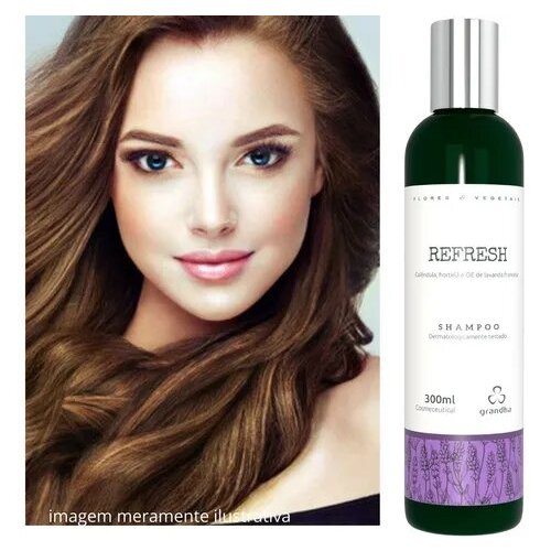 Shampoo Hidratante Refresh 300ml Grandha em Oferta na Shopee