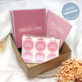 Kit Empreendedor para loja com cartão de agradecimento - 3 ITENS