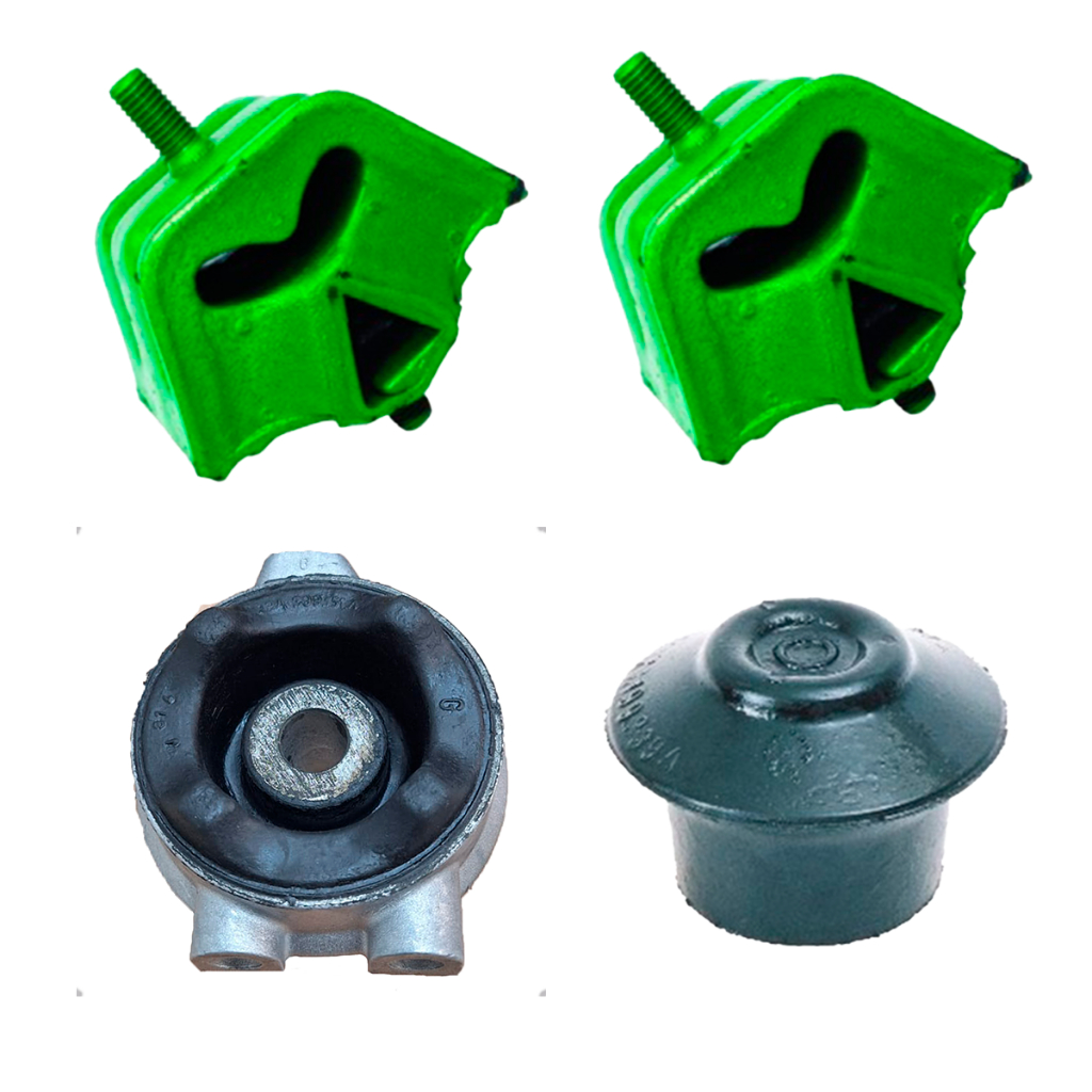 Kit Calço Coxim Motor Cambio Gol G1 G2 Voyage Santana Ap Cht