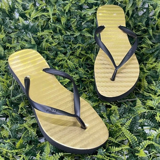 Sandália Feminina Milli Full Metallic Gold Chinelo Sintético Dourado Ultra Confort EVA