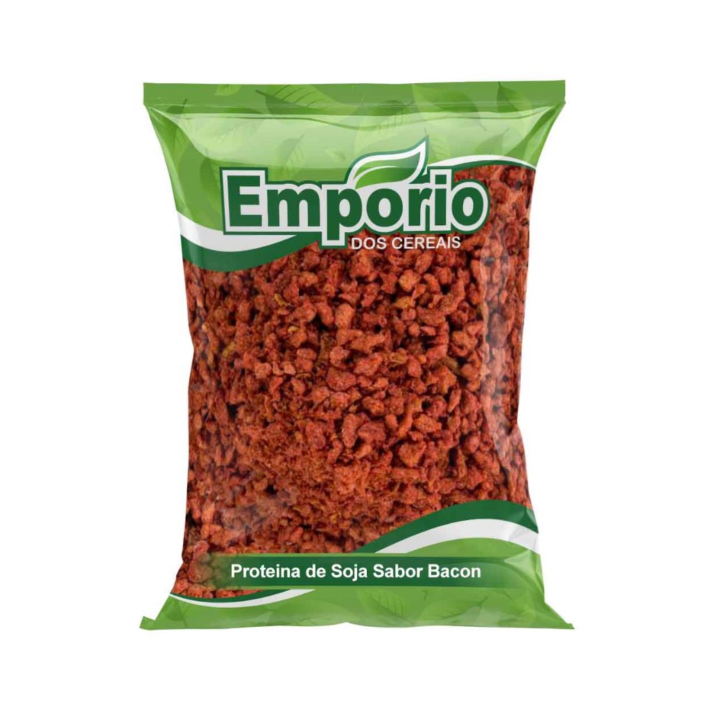 Proteina De Soja Sabor Bacon  - Granel em Oferta na Shopee