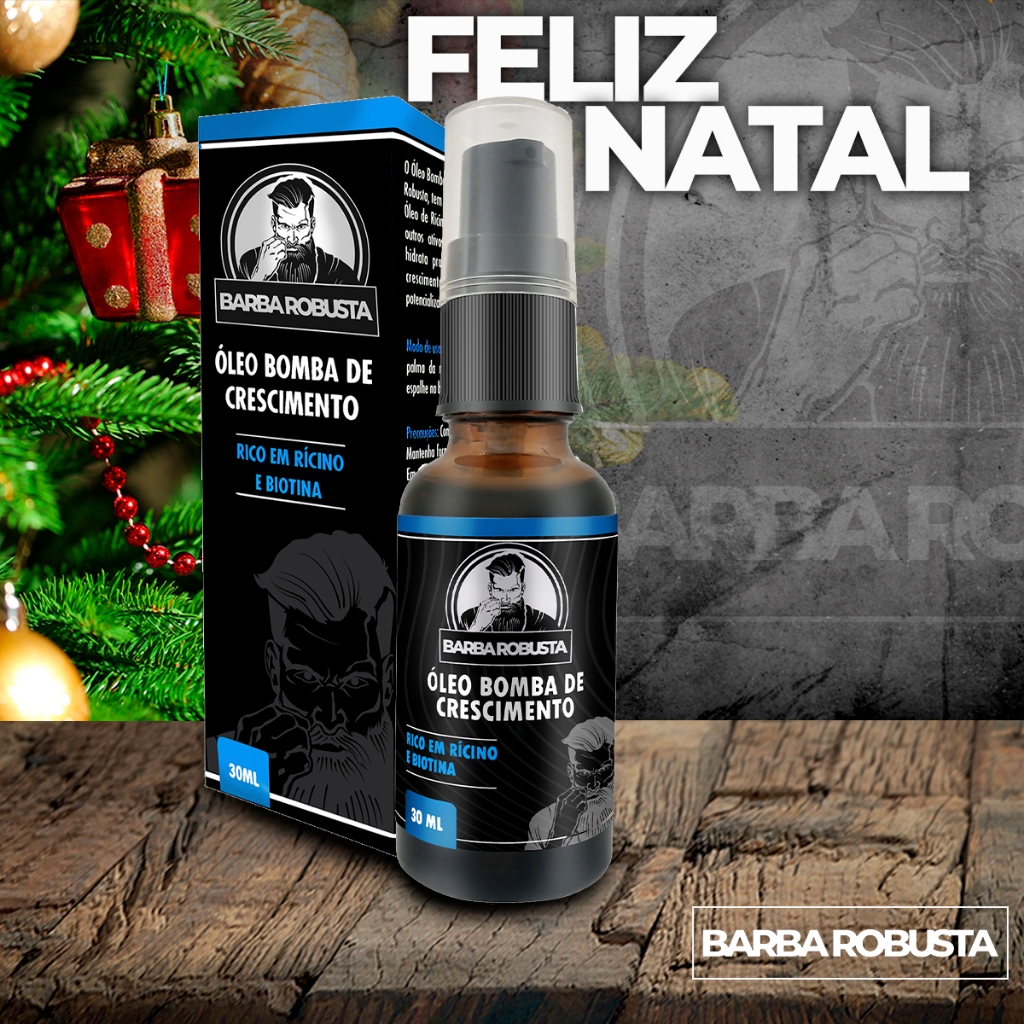 Óleo para barba hidrata modela fortalece barba robusta