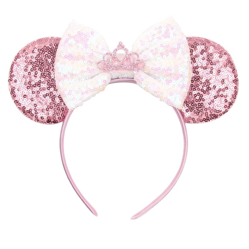 Tiara Minnie / Arco Infantil Orelhas Minnie Paete