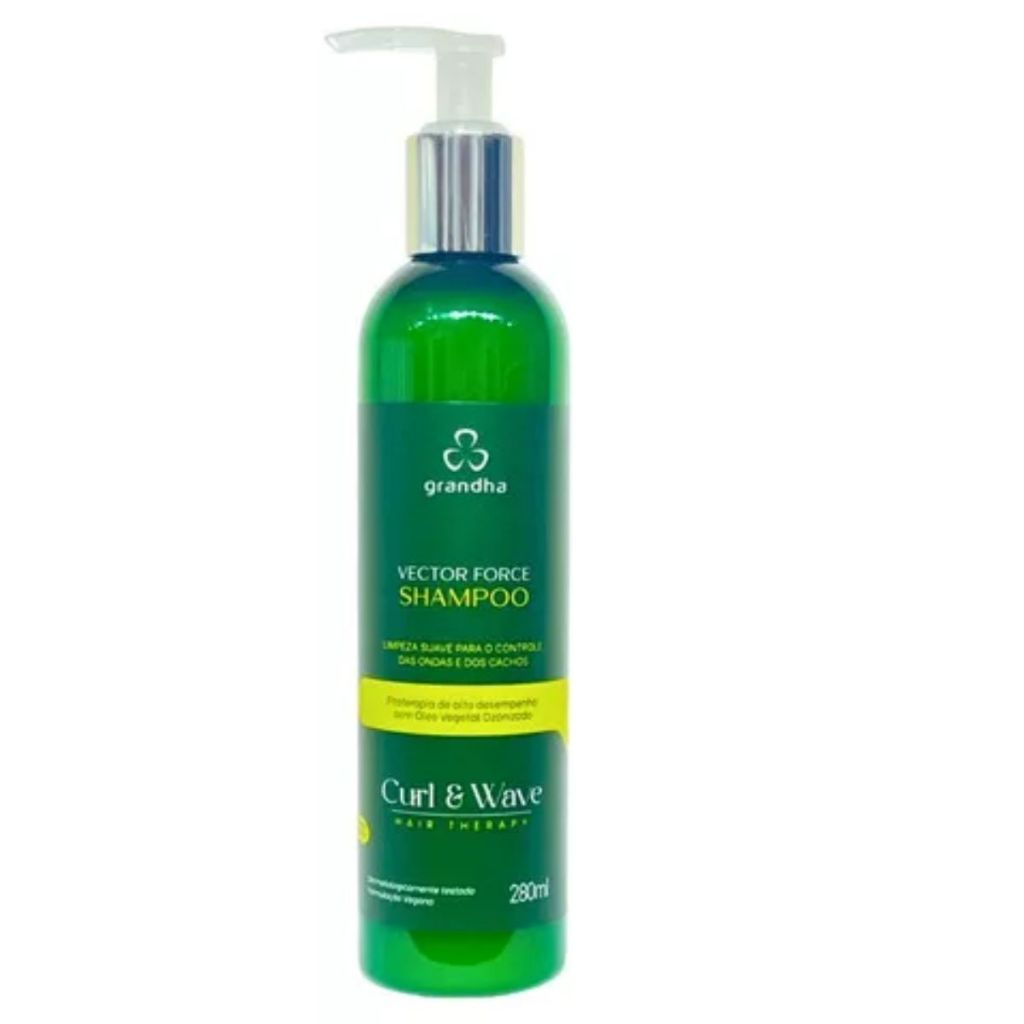 Shampoo C/ Ozônio Vector Force Cacho E Crespos 280g Grandha