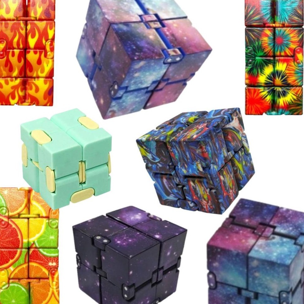 Fidget Toy Infinity Cube Cubo Mágico Infinito Antistress No Brasil ENVIO IMEDIATO