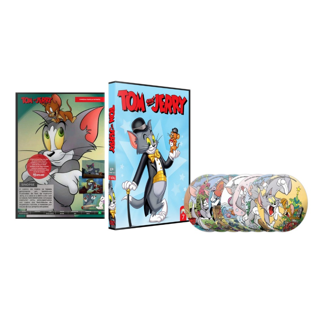 Dvd Tom E Jerry Série Completa 1940 A 2005