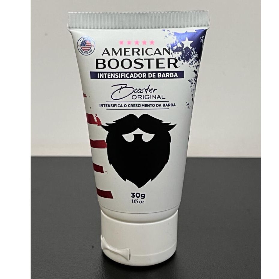 BOOSTER para Crescer Barba 30ml - ENVIO IMEDIATO - ORIGINAL- AMERICAN BOOSTER- Aprovado Anvisa