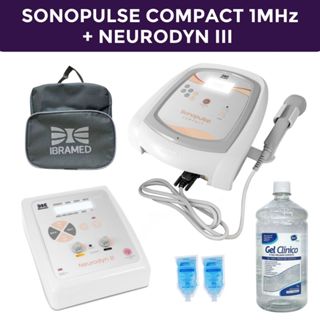 Kit Sonopulse Compact de 1Mhz + Neurodyn III Ibramed