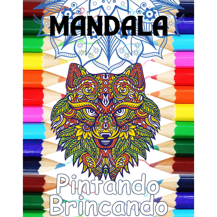 100 Desenhos Para Pintar e Colorir Mandala Adulto - Folhas A4 Sulfite Avulsas/Soltas