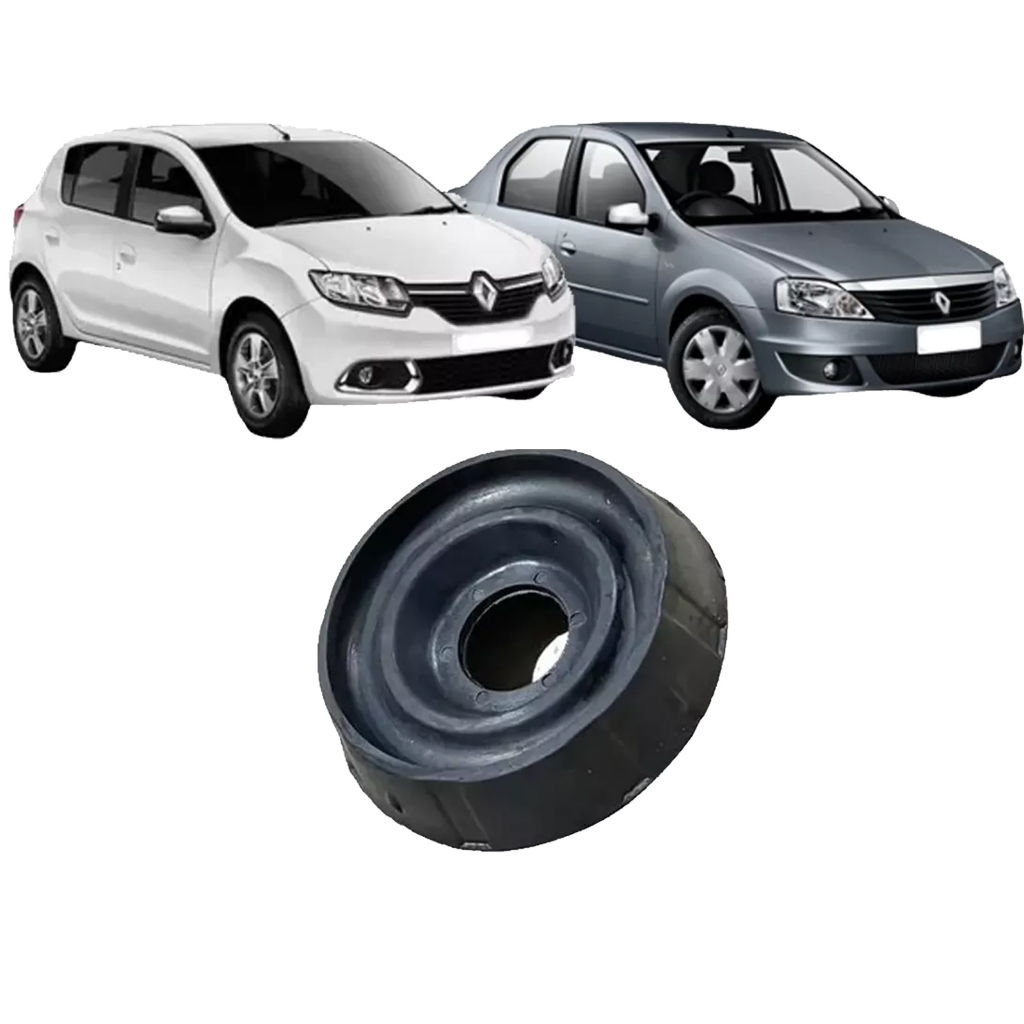 Coxim Amortecedor Dianteiro Renault Logan 2007 2008 2009 2010 2011 2012 2013 2014 2015 2016 2017 2018 A 2019 Unitario