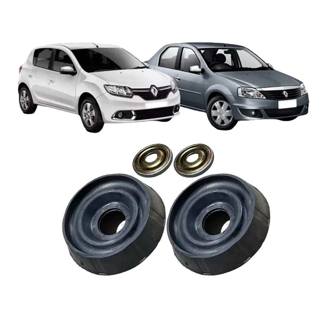 Coxim Rolamento Amortecedor Dianteiro Renault Logan 2007 2008 2009 2010 2011 2012 2013 2014 2015 2016 2017 2018 A 2019