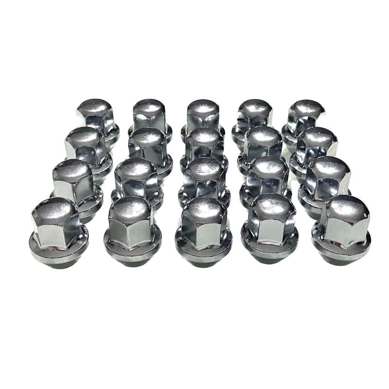 Jogo 24 Porcas roda liga Cromada GM S10 Segura a Calotinha central Jogo 24 Porcas roda liga Cromada GM S10 Segura a Calotinha central