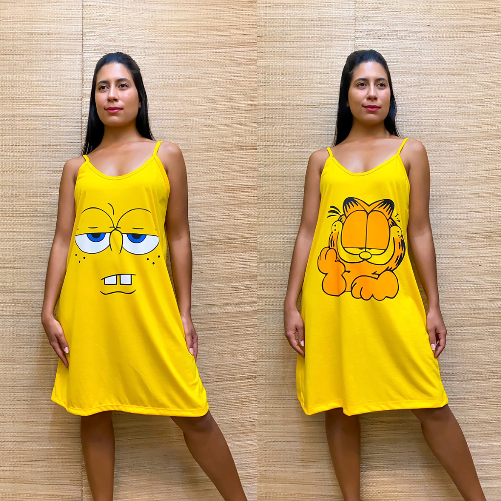 Camisola Feminina Regata Alcinha Personagem Desenhos Divertidos Malha Novo Modelo Lançamento Verão