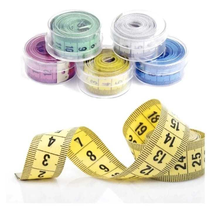 Fita Metrica Flexivel -1.50 mts Caixa com 1 unidade em caixinha de acrilico - corte costura, patchwork..
