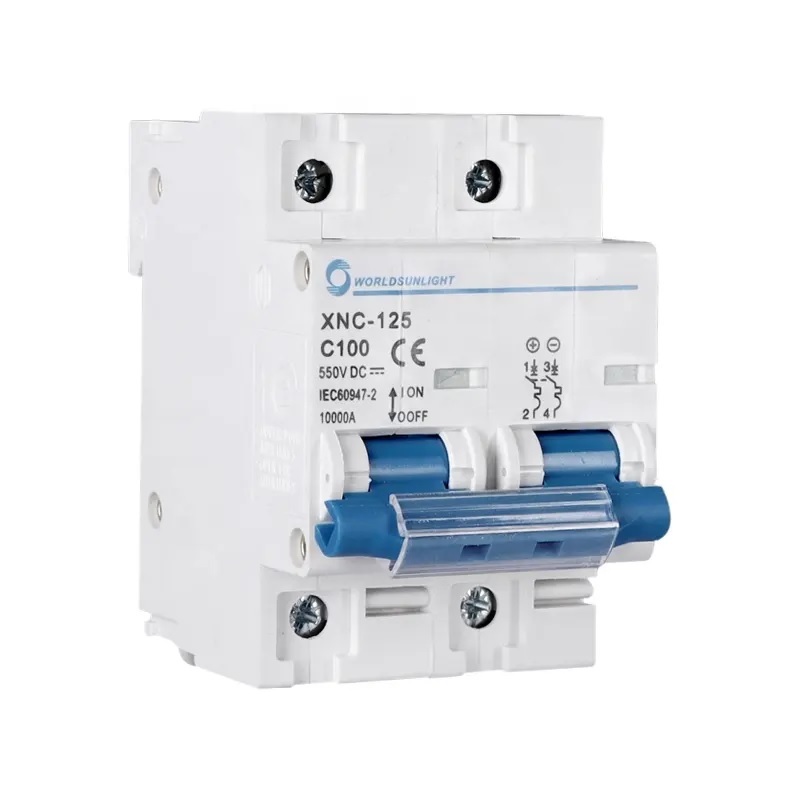 Disjuntor Dps Proteção Surtos 80a/100a/125a -550v Dccc Solar