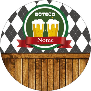 ADESIVOS PERSONALIZADOS - Boteco 96 UNIDADES