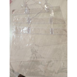 Sacola Praia Pvc Cristal Alça 3 Unidades