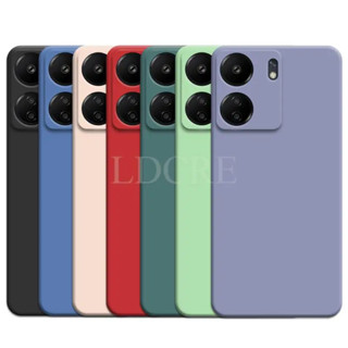 Kit 2X1 Xiaomi Redmi 13C - Capa Silicone Aveludada Colorida Premium + Película Frontal Cerâmica 9D em Oferta na Shopee