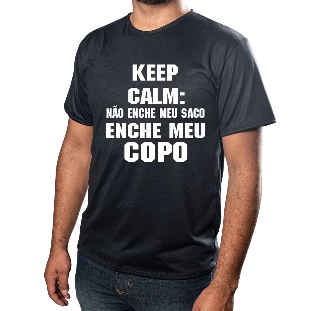 Camisa Personalizada Não Enche Meu Saco Estampada Ótimo Acabamento E Durabilidade Anti-pilling 100% Poliéster Promoção