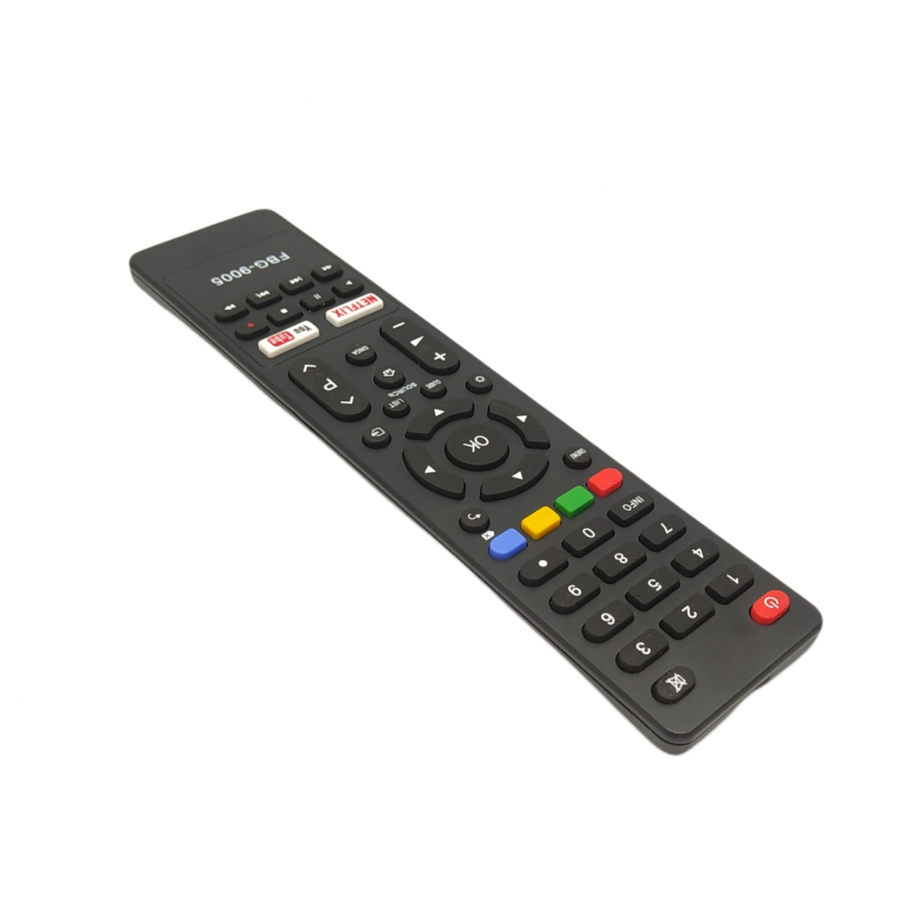 Controle Remoto TV Compatível Philco/Britânia FBG 9005 SMART com NETFLIX
