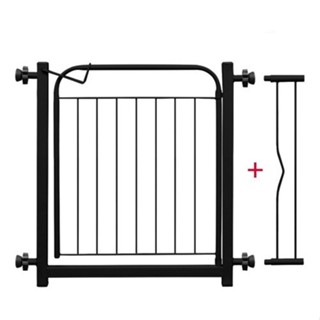 Grade Portão Portãozinho Proteção Pet 69 a 84 Cm Preto com prolongador incluso