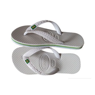 1Chinelo havainas bandeira do Brasil listras lateral Brasil infantil e adultos