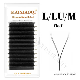 fio YY MAIXIAOQI curvatura L LU M D fox eyes Y volume brasileiro