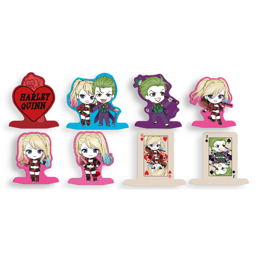 Arlequina - Harley Quinn Decoração de Mesa Festa Aniversário 08 Unidades 1
