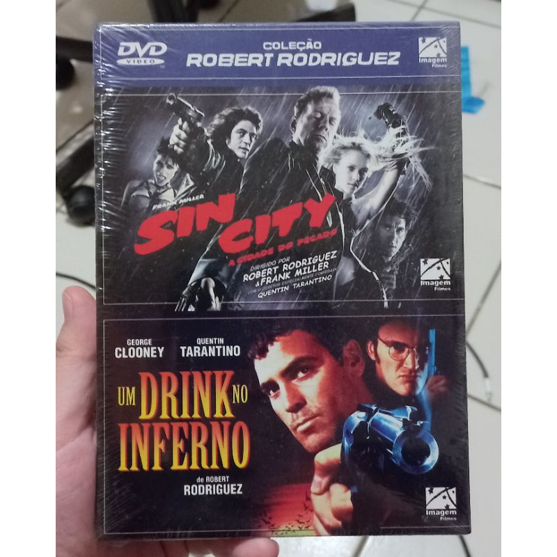 dvd box coleção Robert Rodríguez sin City + um drink no inferno lacrado