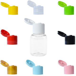 20 Mini Frascos Plástico 10ml C/ Tampa Fliptop P/ Cremes e Cosméticos