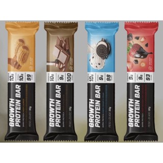 Barra Barrinha Proteína 30g Protein Bar - Growth Supplements - caixa com 12un do mesmo sabor em Oferta na Shopee